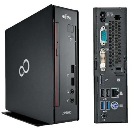 Pc I5 8Gb 240Gb  W10P I5-6500T  Fujitsu Q556 Tiny Mini - Ricondizionato