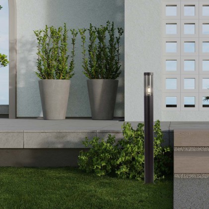 V-TAC Piantana LED da Giardino con Portalampada E27 in Acciaio Inossidabile h: 100cm Colore Neo IP44