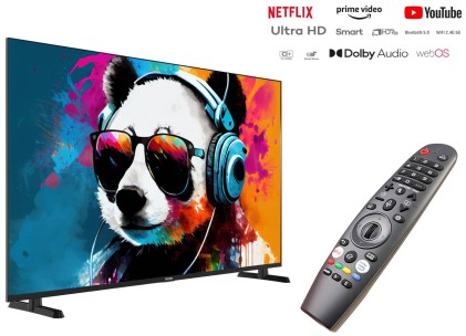 Tv 50 Graetz 4K Uhs Smart Webos Hdmi Vesa Dvbt2  Dvbts2 Frameless