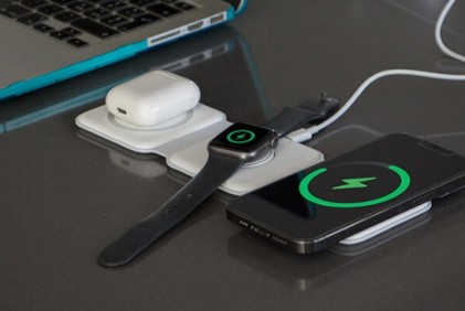 Tap 3In1 15W Compat.Magsafe White Duduu Folde Compat.Magsafe White