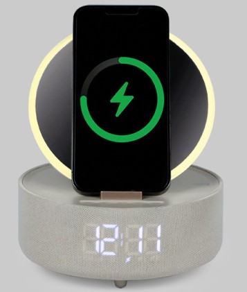 Speaker Specchio/Lampada/Orol.Gray Duduu Make Up Gray 15W X Pc/Smartph