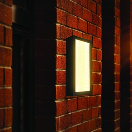 V-TAC Applique LED da Muro 20W Corpo Nero 200*50*400mm 3000K IP65