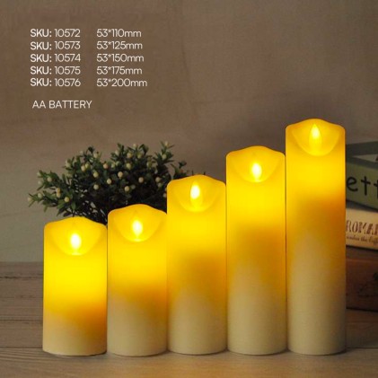 V-TAC Candela LED da Tavolo 53*175mm a Batteria AA