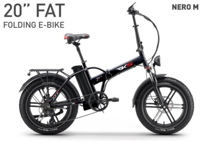 Bici Elettrica Pieghevole Skyjet 250W 20 X 4 36V 10 Nero