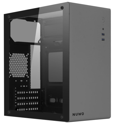 Case Mini-Tower No Psu Eguera A112 2Usb3 0,6Mm Spcc Matx Mitx Sl Glass