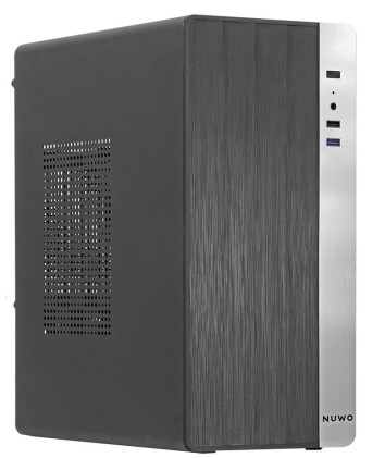 Case Mini-Tower No Psu Quartz Q100 2Usb3 0,6Mm Spcc Matx Mitx Black