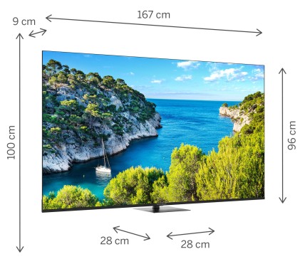 Tv 75 Thomson 4K  Smart Uhd T2/C2S2 Google Tv Frameless Piede