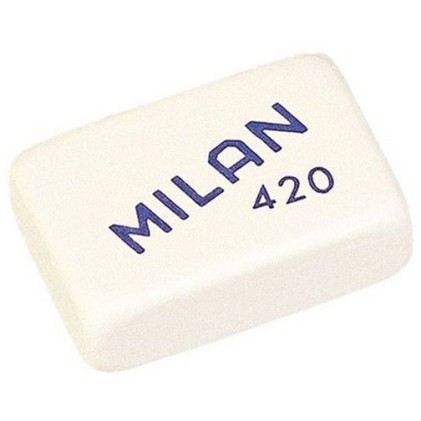 Milan 420 Gomma Rettangolare - Gomma Sintetica Liscia - Colori Assortiti
