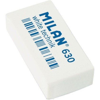 Gomma Milan Nata 630 Tecnica - Rettangolare Colore Bianco