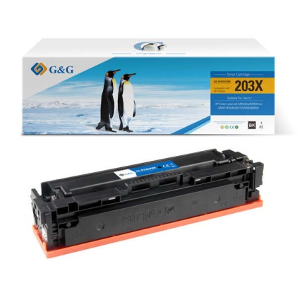 Cartuccia toner nero generico G&G HP CF540X/CF540A/CF400X/CF400A - Sostituisce 203X/203A/201X/201A