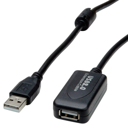 Cavo Usb 2.0 A-A 5M M/F Bk Ripetitore Segnale