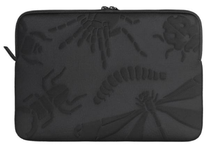 Custodia Rilievo Sleeve Mbp16 Nero Insetti Macbook Pro 16 Nb15,6Tucano