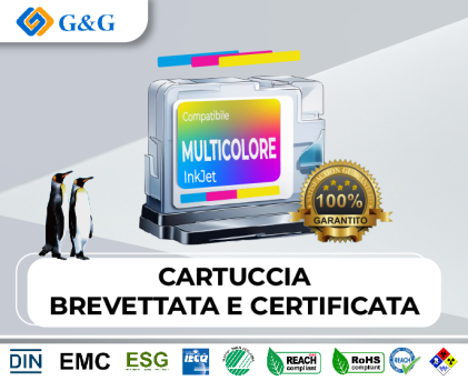 Ink G&G Hp 303Xl Cmy 18,6Ml Rigenerato (Multipack)