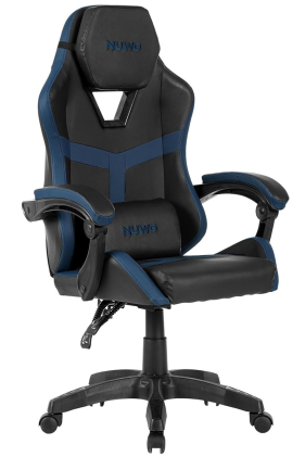 Poltrona Gaming Nuwo Odin Blu Bracciolo Imbot.Girevole 360? 120Kg