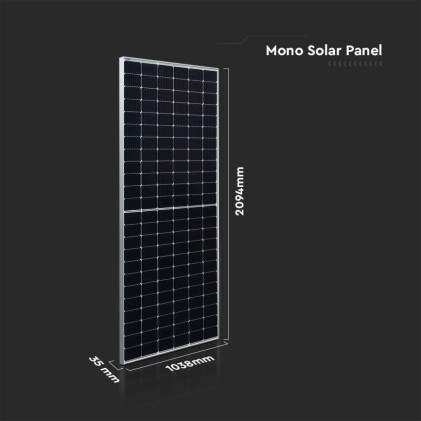 V-TAC Pannello Solare Fotovoltaico Monocristallino Modulo 450W 2094*1038*35mm
