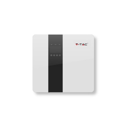 V-TAC Inverter Fotovoltaico Monofase Ibrido On-Grid/Off-Grid 3.6kW con Schermo LCD inclusi TA, WiFi e Cavi Garanzia 5 Anni IP65