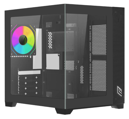 Case Mid-Tower Nopsu Vision Mini Bk Micro Atx Vision Zk100