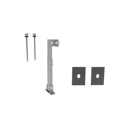 V-TAC Gamba Anteriore e Posteriore Regolabile H420-700mm/15°-30° per Pannelli Solari Fotovoltaici