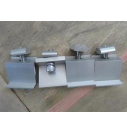 V-TAC Morsetti Terminali in Alluminio per Fissaggio Pannelli Solari Fotovoltaici 4pz