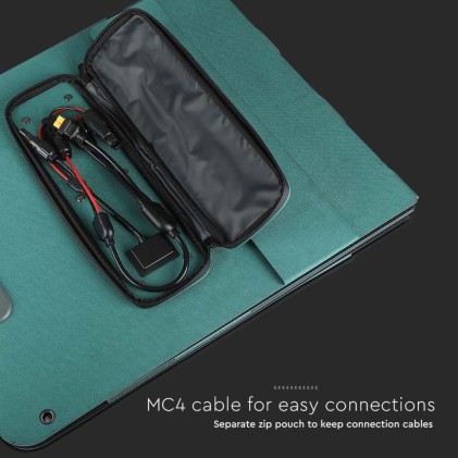 V-TAC Pannello Solare Fotovoltaico 120W Pieghevole per Power Station Portatili 1702*406*5mm