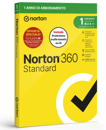 Antivirus Std Attach 2026 1D 10Gb1Y Norton Standard Antitruffa 1D1Y10G