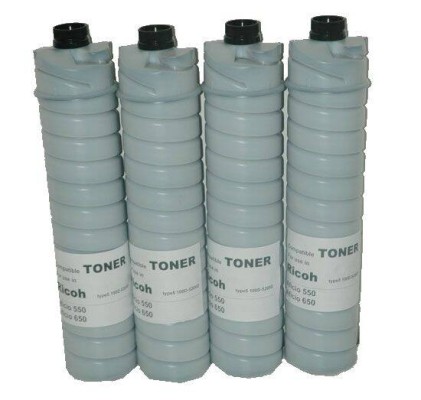 Toner Ricoh Compatibile Per Aficio 550,650 Conf. 4 Pz.
