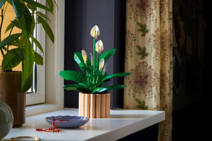 LEGO Botanicals Spatifillo - Idea Regalo Festa della Mamma - Set per Adulti di Piante Artificiali con Vaso - con Fiori Bianchi Finti e Boccioli - Decorazione di Casa o per la Camera da Letto - 11504