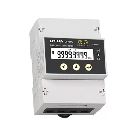 V-TAC Smart Meter DFUN Trifase Contatore Bidirezionale 3*230V/400V RS485 per Misurazione Precisa e Controllo Energetico Avanzato