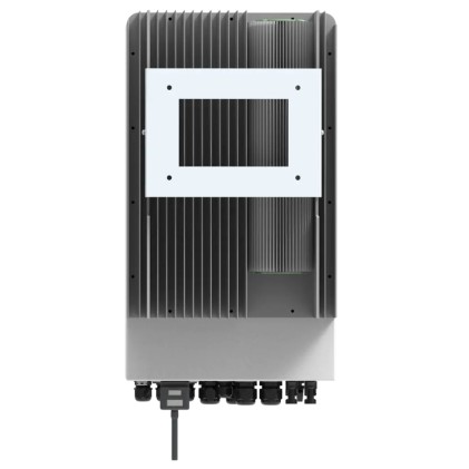 V-TAC Inverter Fotovoltaico Monofase Ibrido On-Grid/Off-Grid 6kW con Schermo LCD Touch a Colori e Smart Meter Integrato inclusi TA e WiFi Garanzia 5 Anni IP65