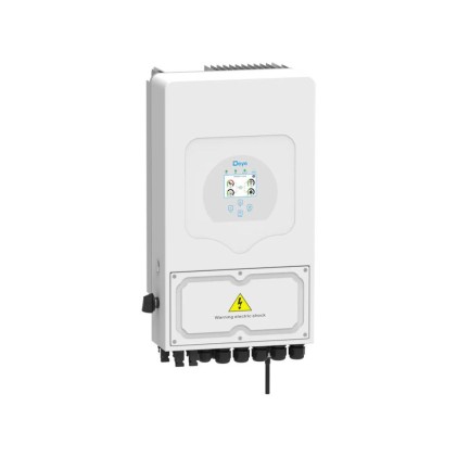 V-TAC Inverter Fotovoltaico Trifase Ibrido On-Grid/Off-Grid 10kW con Schermo LCD Touch a Colori e Smart Meter Integrato inclusi TA e WiFi Garanzia 5 Anni IP65