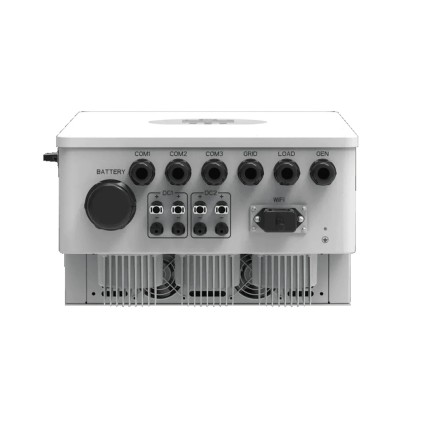 V-TAC Inverter Fotovoltaico Trifase Ibrido On-Grid/Off-Grid 12kW con Schermo LCD Touch a Colori e Smart Meter Integrato inclusi TA e WiFi Garanzia 5 Anni IP65