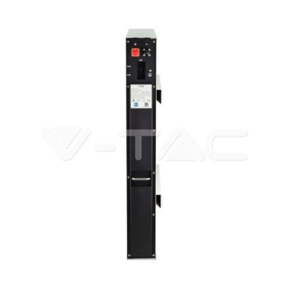 V-TAC Batteria di Accumulo 7.68kWh al Litio-Ferro-Fosfato (LiFePO4) da Muro BMS Integrato per Inverter Fotovoltaici (48V 160Ah)