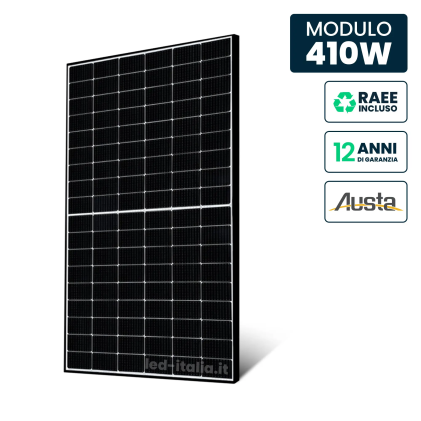Pannello Solare 410W Austa Perc Black Frame 1762X1134X30Mm