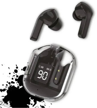 Auricolari Wireless Bluetooth 5.3 USB-C con Custodia da 300mAh Compatibili Apple e Android colore Nero