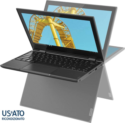 Notebook Convertibile Usato Ricondizionato Lenovo ThinkPad Yoga 11e 2 in 1 lcd touch screen da 11.6" full Hd cpu Intel i5-8200Y ram 8GB ssd nvme 256GB Windows 11 Home