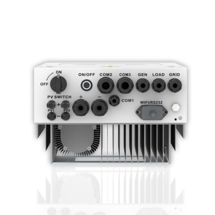 V-TAC Inverter Fotovoltaico Deye Monofase Ibrido On-Grid/Off-Grid 3.6kW con Schermo LCD Touch a Colori e Smart Meter Integrato inclusi TA e WiFi Garanzia 5 Anni (Estendibile a 10 Anni) IP65