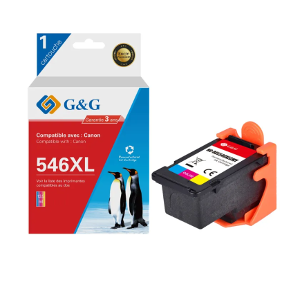 Cartuccia Canon CL-546XL Colore (CMY) Rigenerata
