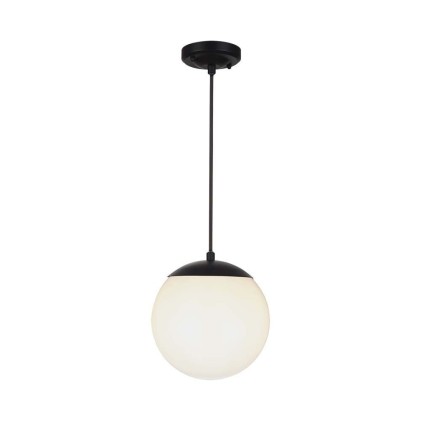 V-TAC Lampada LED da Soffitto con Portalampada E27 Colore Nero Opaco l: 870mm IP44
