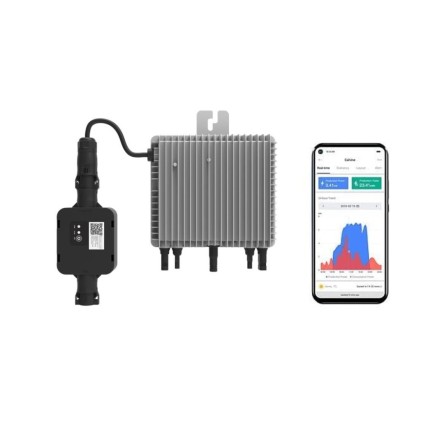 V-TAC Microinverter Fotovoltaico Deye Monofase di Rete On-Grid 800W 230VAC con Modulo WiFi Integrato IP67