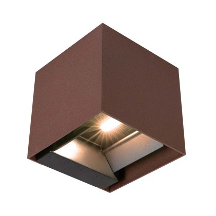 V-TAC Lampada LED da Giardino con Pannello solare e Sensore 9W Colore Corten 150*153*150mm 3000K IP65
