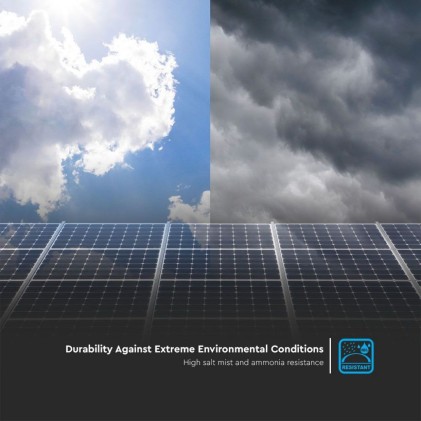 V-TAC Set 6kW con 14 Moduli SUNPRO TIER1 460W Silver Frame 1910x1134x35mm