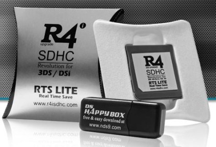 R4i Dual Core RTS Silver SDHC per Nintendo DS/DSL/DSi/DSiXL/3DS