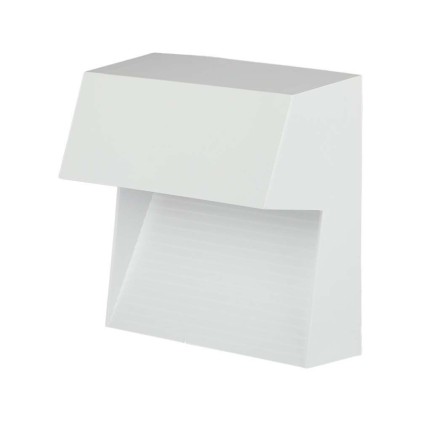 V-TAC Faretto LED Segnapasso Quadrato Montaggio a Plafone 3W Colore Bianco 3000K IP65