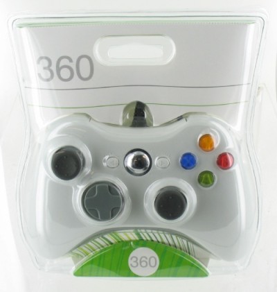 Joypad Controller compatibile per Xbox 360 Bianco