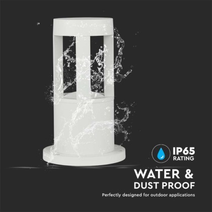 V-TAC Lampada LED da Giardino Fissaggio a Terra LED COB 10W Colore Bianco h:25cm 4000K IP65