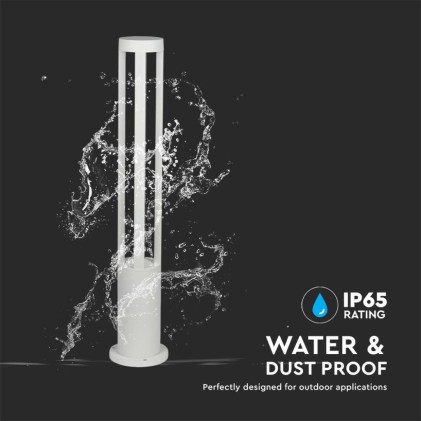 V-TAC Lampada LED da Giardino Fissaggio a Terra LED COB 10W Colore Bianco h:80cm 4000K IP65