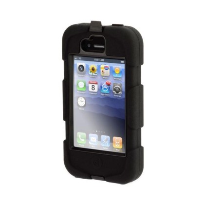 Griffin Survivor Military Armored case Custodia iPhone 4 4s nera