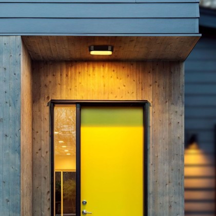 V-TAC Plafoniera LED Ovale 8W Colore Nero 4000K IP54