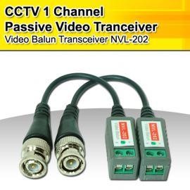 Coppia video BALUN morsetti passivi videosorveglianza fino a 600 mt