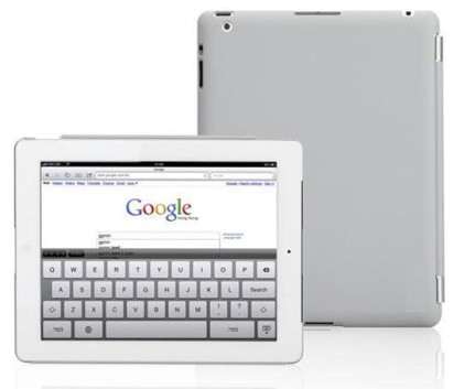 Custodia semirigida per iPad 2 / 3 grigia